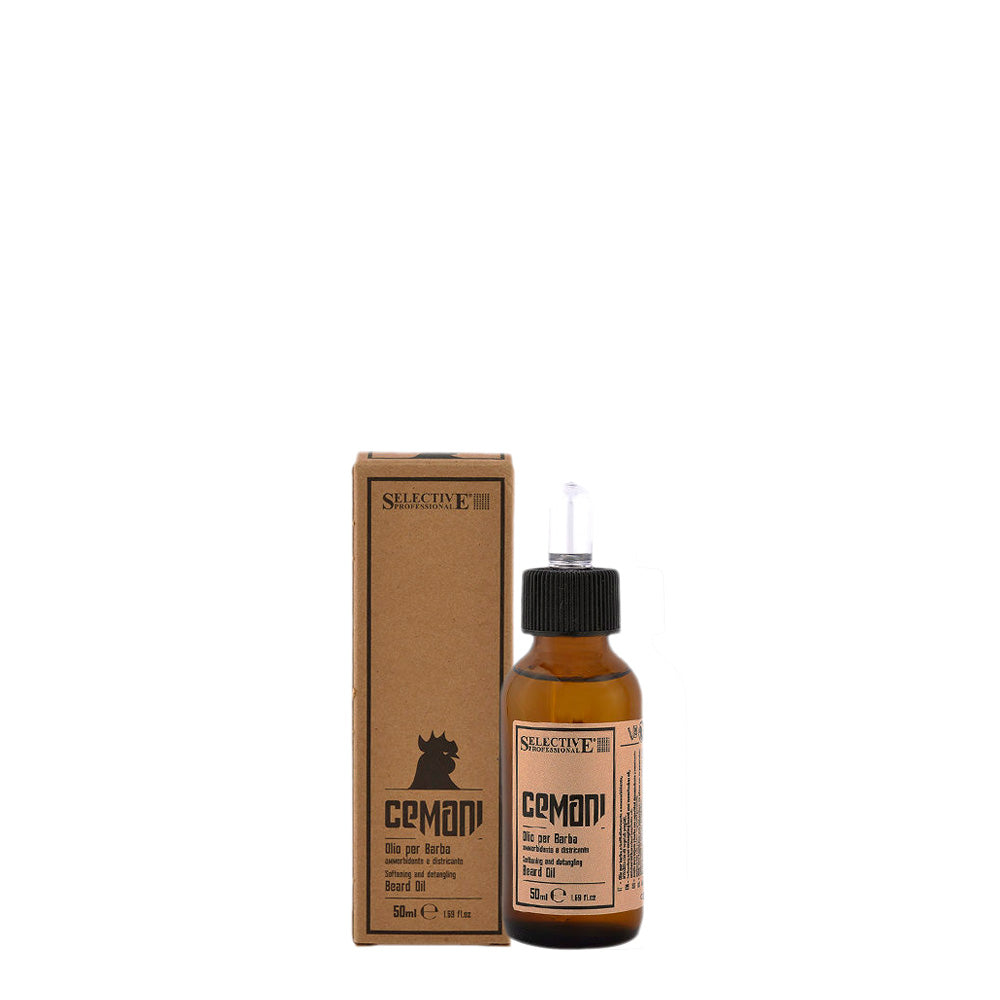 Selective Professional Cemani Olio Barba 50ml - olio ammorbidente e districante
