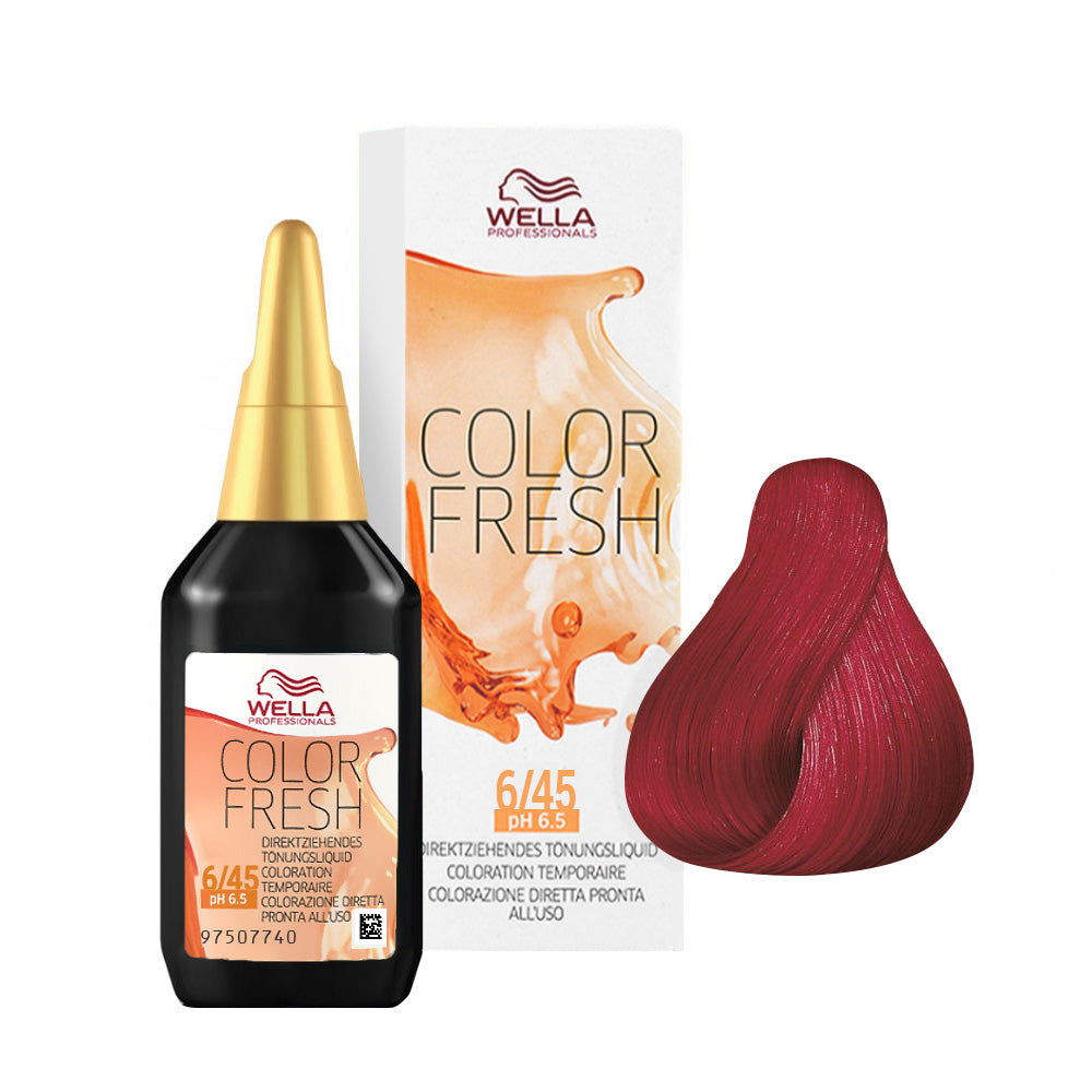 Wella Color Fresh 6/45 Biondo Scuro Rame Mogano 75ml