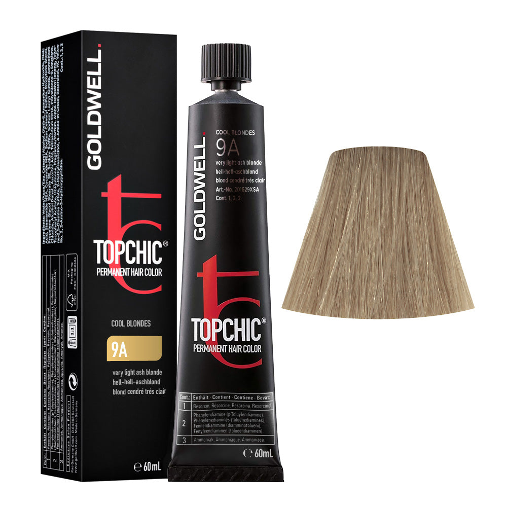 9A Biondo chiarissimo cenere Goldwell Topchic Cool blondes tb 60ml