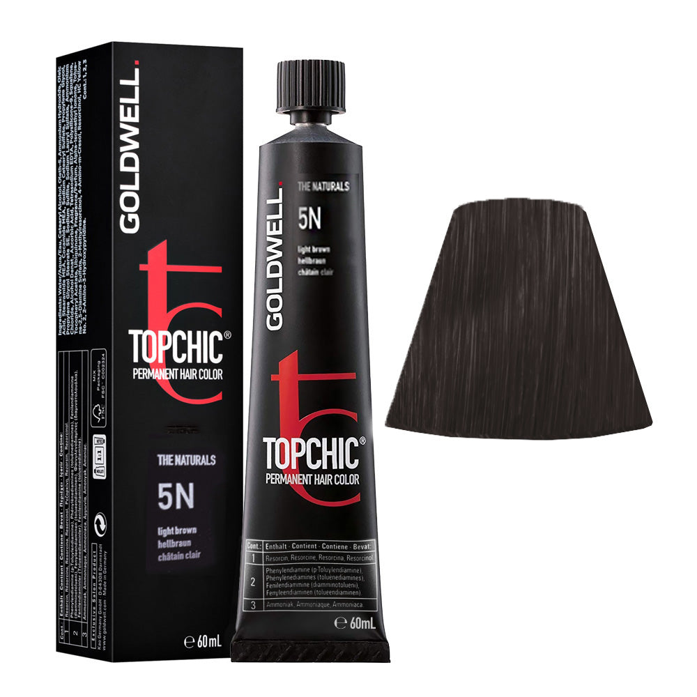 5N Castano chiaro naturale Goldwell Topchic Naturals tb 60ml