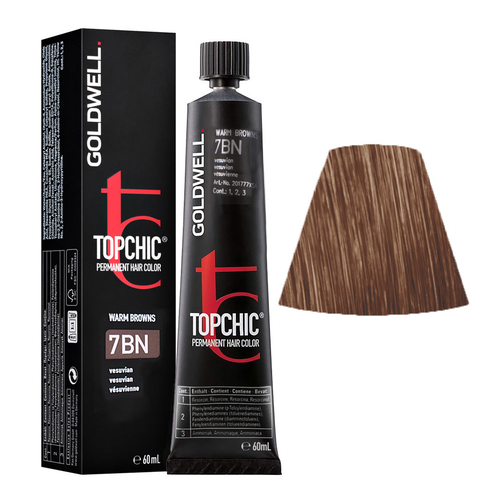 7BN Vesuvio Goldwell Topchic Warm browns tb 60ml