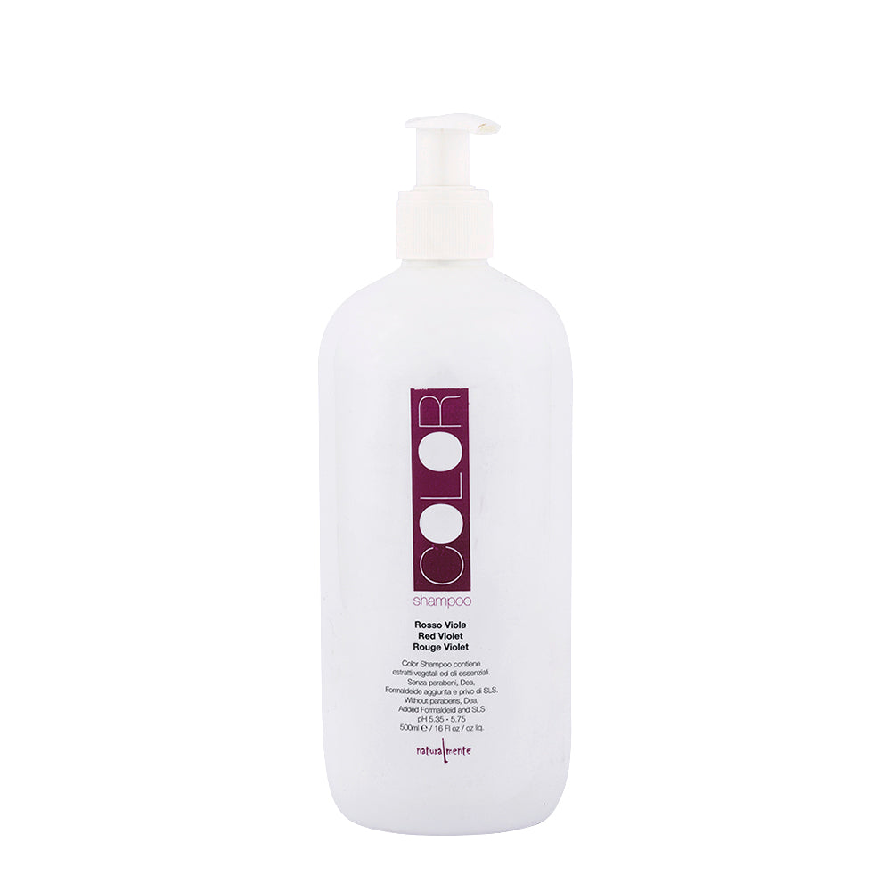 Naturalmente Color Defence Shampoo Rosso Viola 500ml - per capelli rossi o mogano
