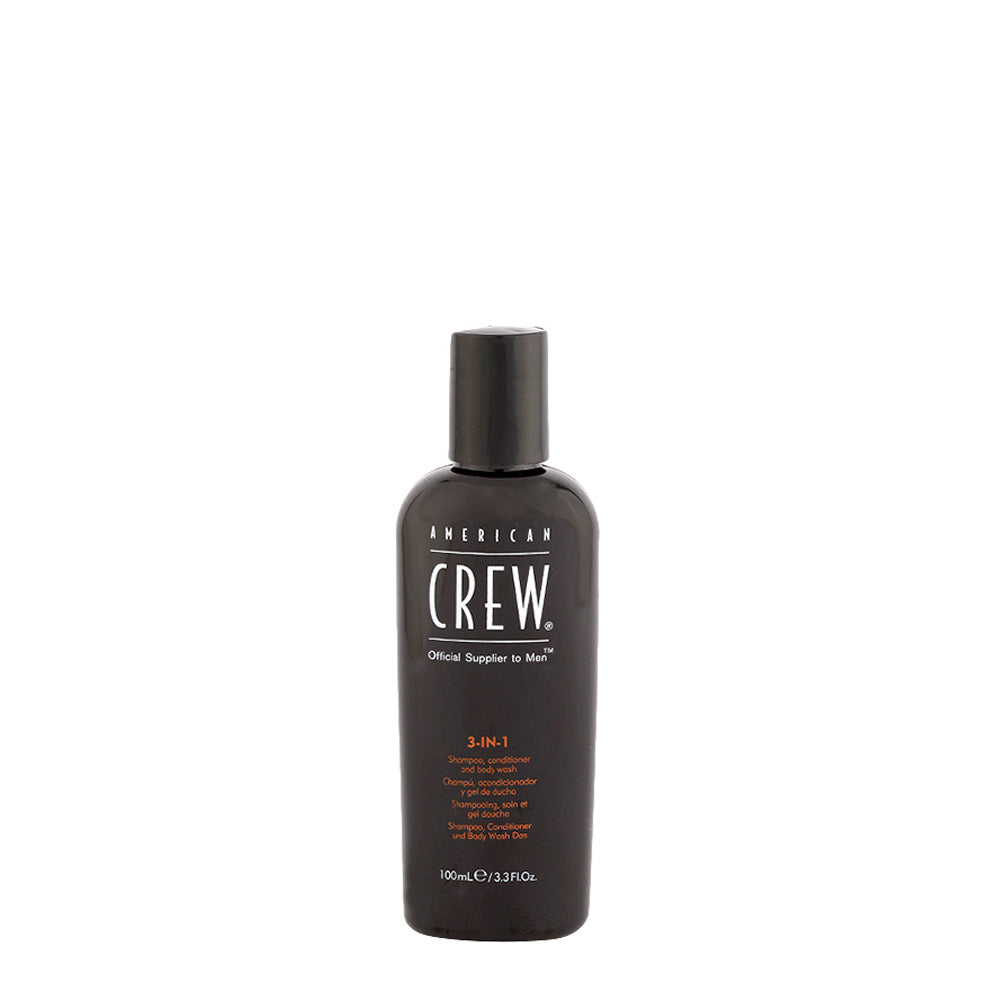 American crew Classic 3 in 1 100ml - shampoo, balsamo e bagnoschiuma