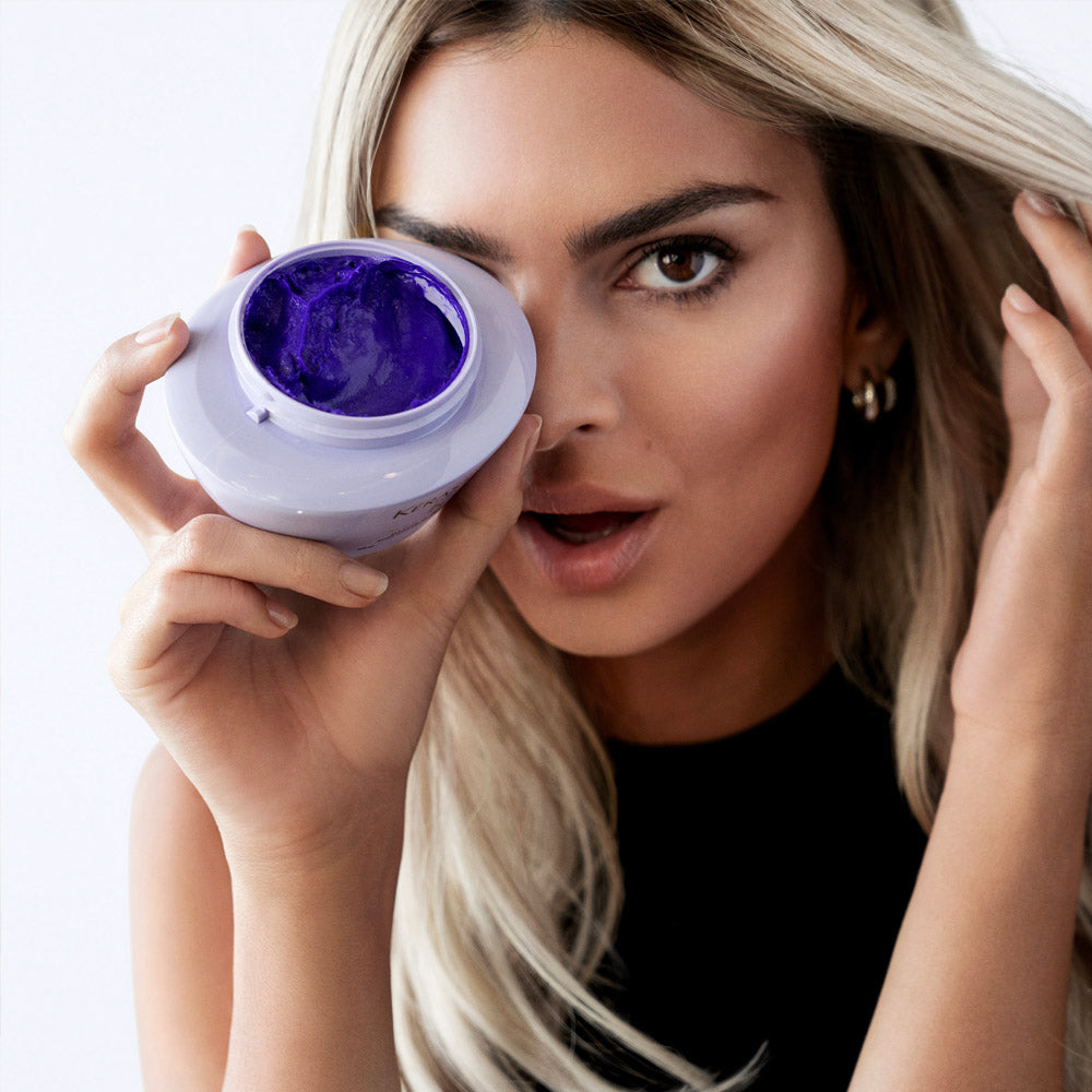 Kerastase Blond Absolu Masque Ultra Violet 200ml - maschera antigiallo capelli biondi, grigi, bianchi