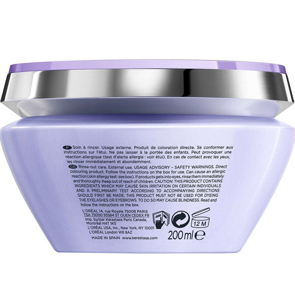 Kerastase Blond Absolu Masque Ultra Violet 200ml - maschera antigiallo capelli biondi, grigi, bianchi
