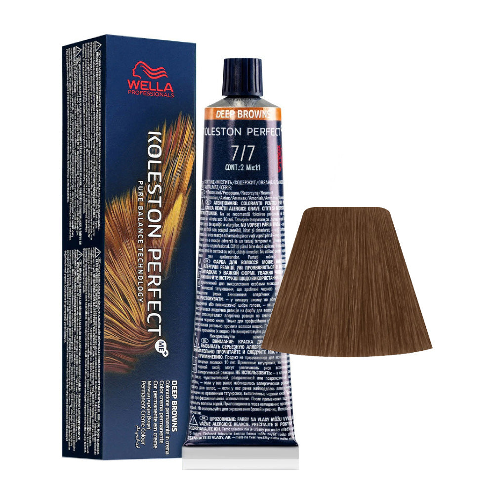 Wella Koleston Perfect Me+ Deep Browns 7/7 Biondo Medio Sabbia 60ml