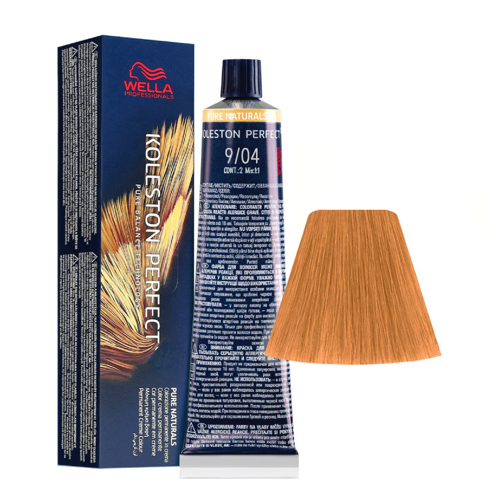 Wella Koleston Perfect Me+ Pure Naturals 9/04 Biondo Chiarissimo Naturale Ramato