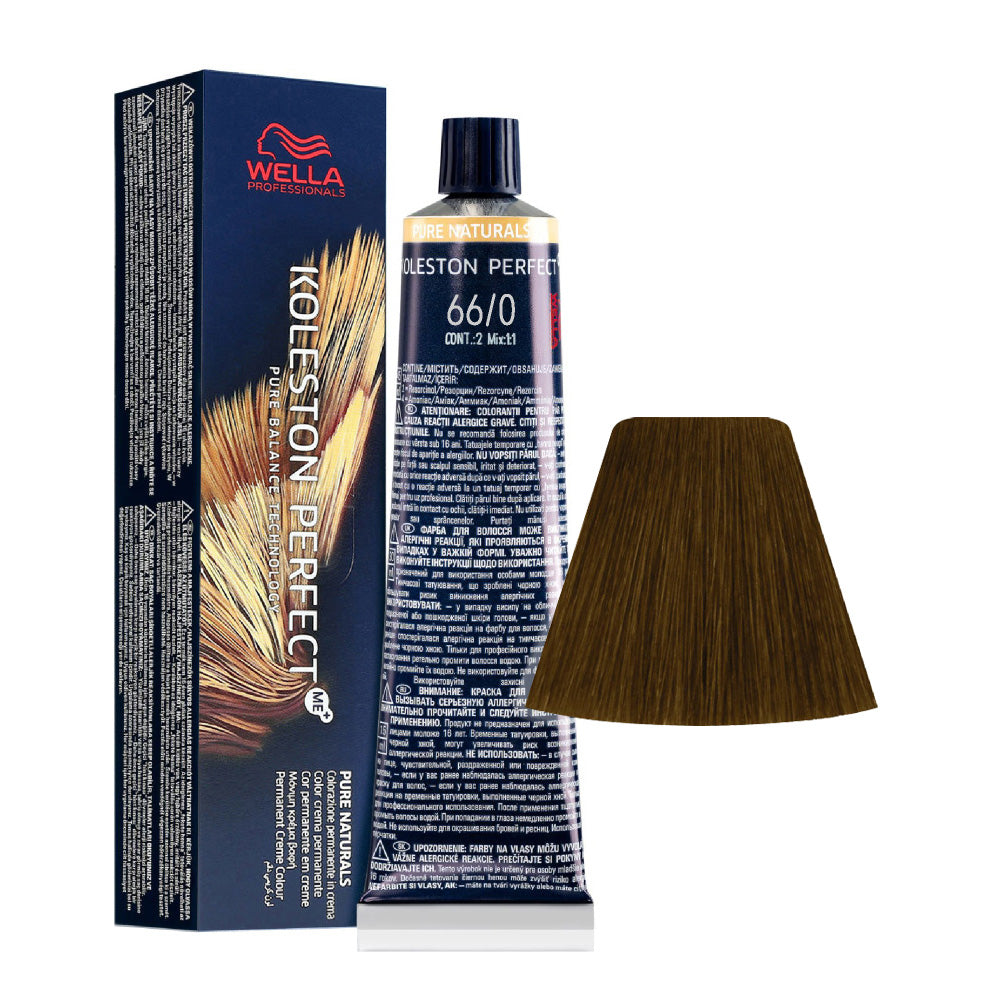 Wella Koleston Perfect Me+ Pure Naturals 66/0 Biondo Scuro Intenso 60ml