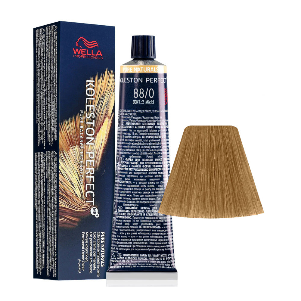 Wella Koleston Perfect Me+ Pure Naturals 88/0 Biondo Chiaro Intenso 60ml