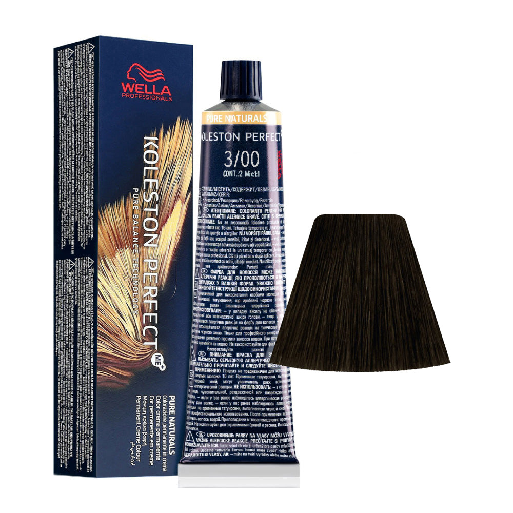 Wella Koleston Perfect Me+ Pure Naturals 3/00 Castano Scuro Naturale 60ml
