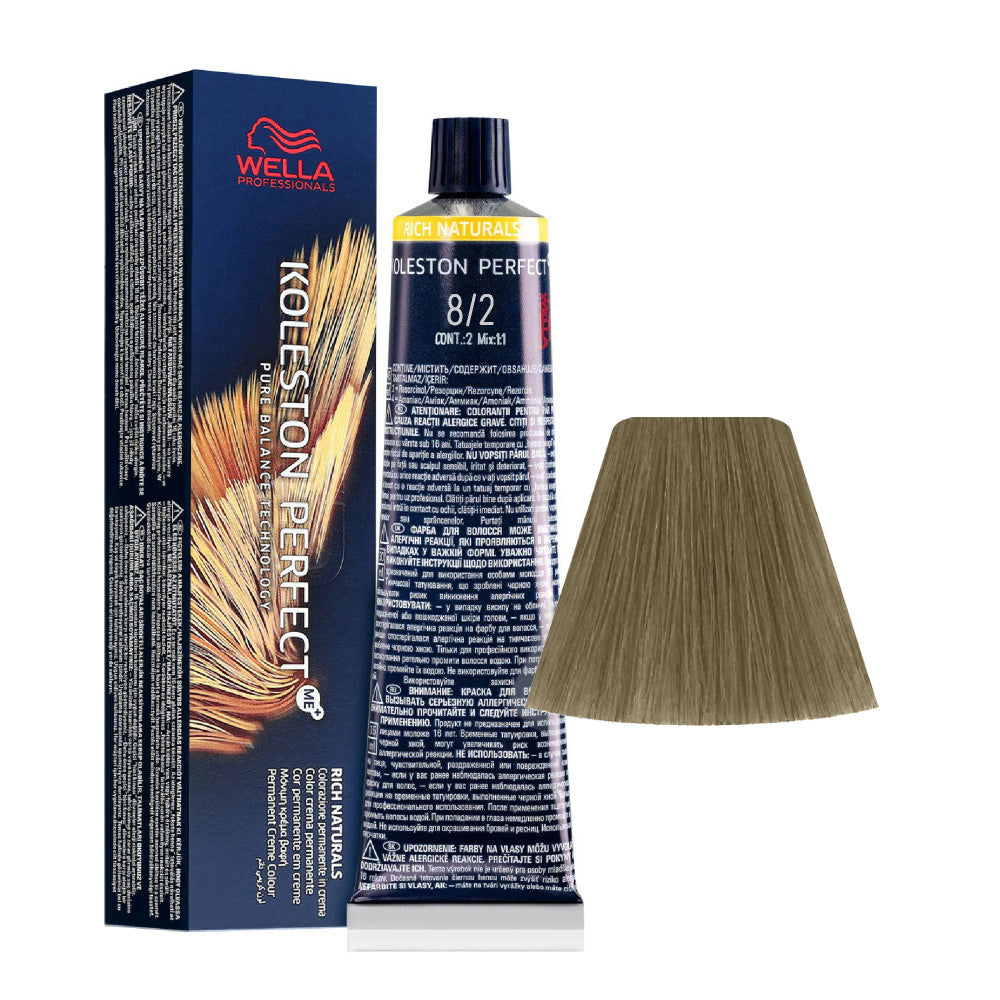 Wella Koleston Perfect Me+ Rich Naturals 8/2 Biondo Chiaro Matt 60ml