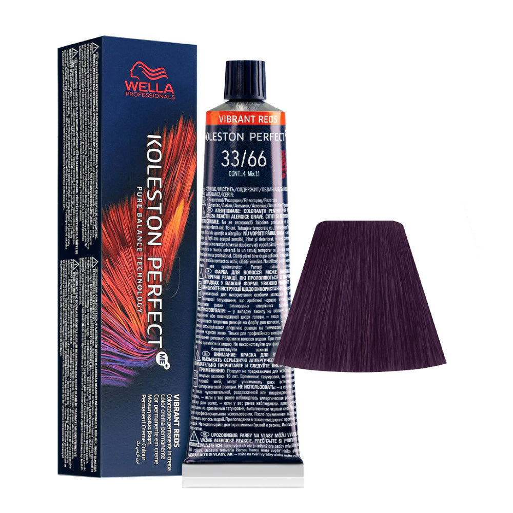 Wella Koleston Perfect Me+ Vibrant Reds 33/66 Castano Scuro Intenso Violetto Int