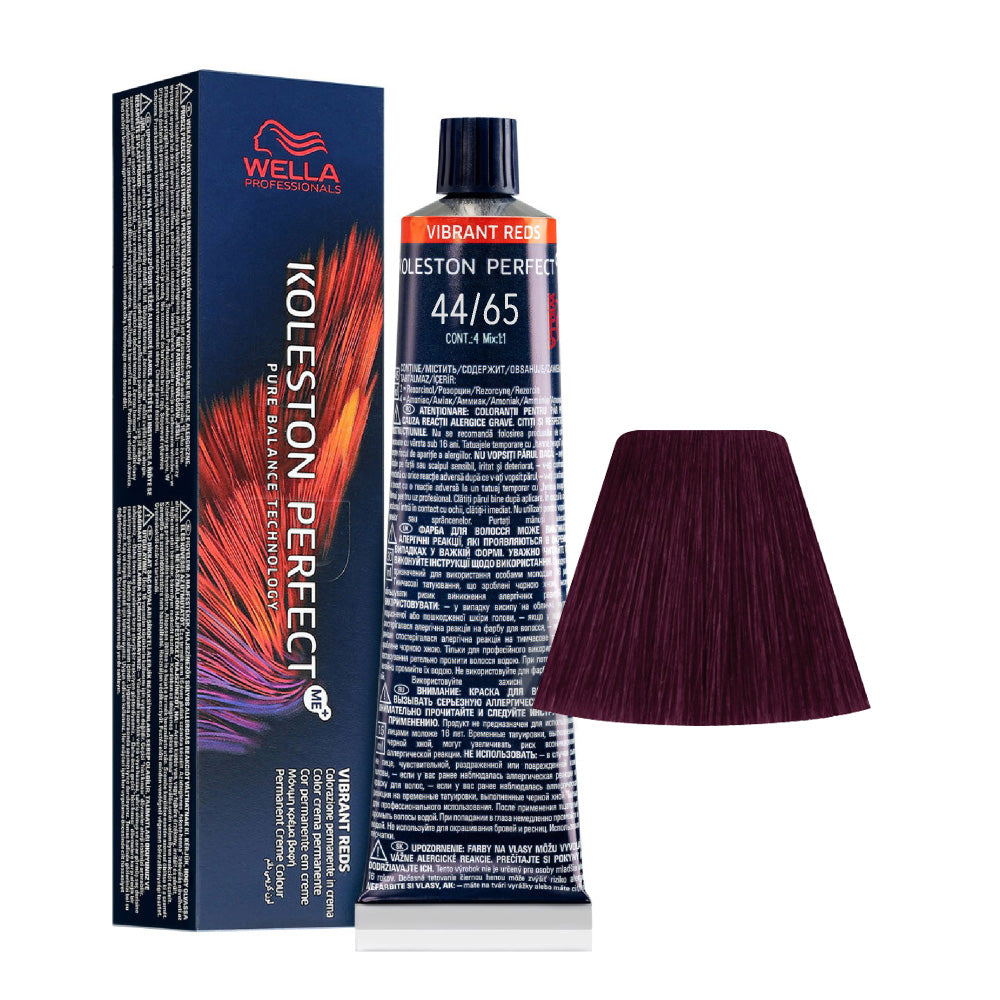 Wella Koleston Perfect Me+ Vibrant Reds 44/65 Castano Medio Intenso Violetto Mog