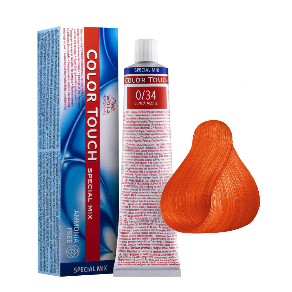 Wella Color Touch Special Mix 0/34 Oro Ramato 60ml