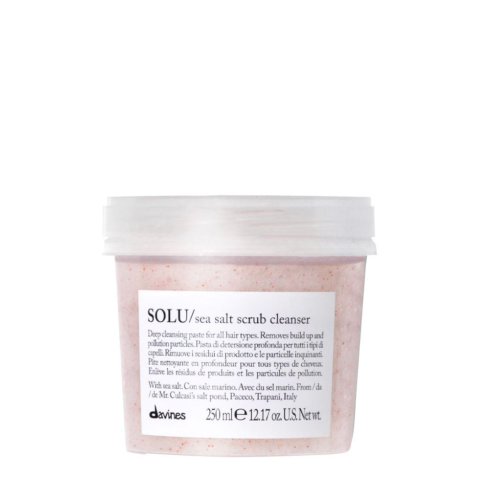 Davines Essential HairCare Solu Sea Salt Scrub Cleanser 250ml - scrub