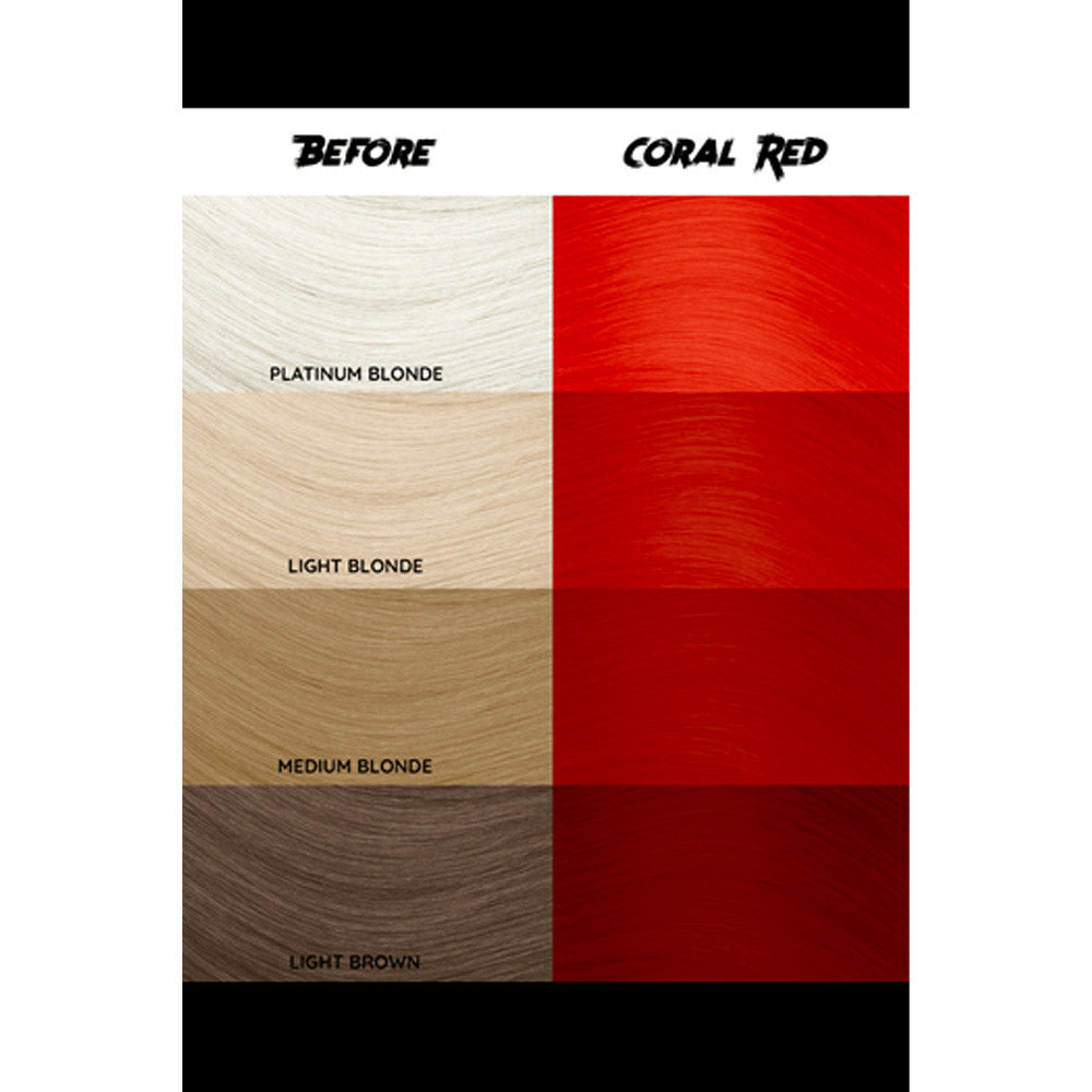 Crazy Color Coral Red no 57, 100ml - crema colorante rosso corallo