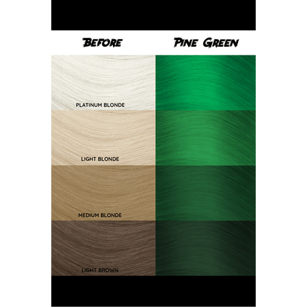 Crazy Color Pine Green no 46, 100ml - crema colorante verde pino