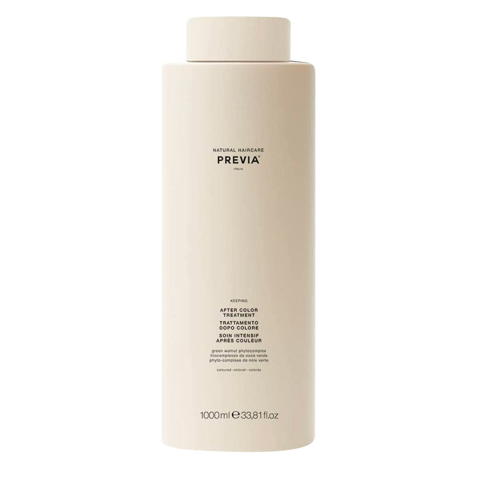 Previa Keeping Organic Green Walnut Colour Shine Treatment 1000ml - maschera capelli colorati