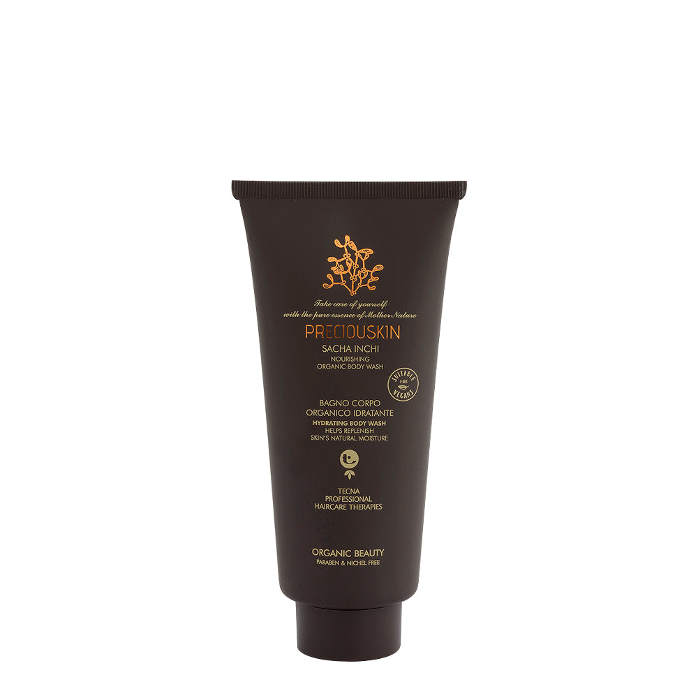 Tecna Preciouskin Sacha Inchi Nourishing Organic Body Wash 200ml - bagnoschiuma