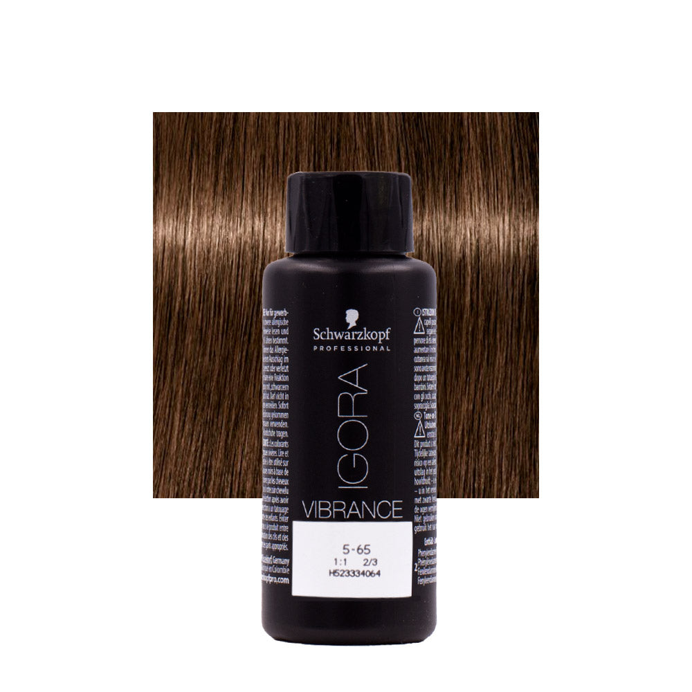 Schwarzkopf Igora Vibrance 5-65 Castano Chiaro Cioccolato Dorato 60ml - colorazione tono su tono
