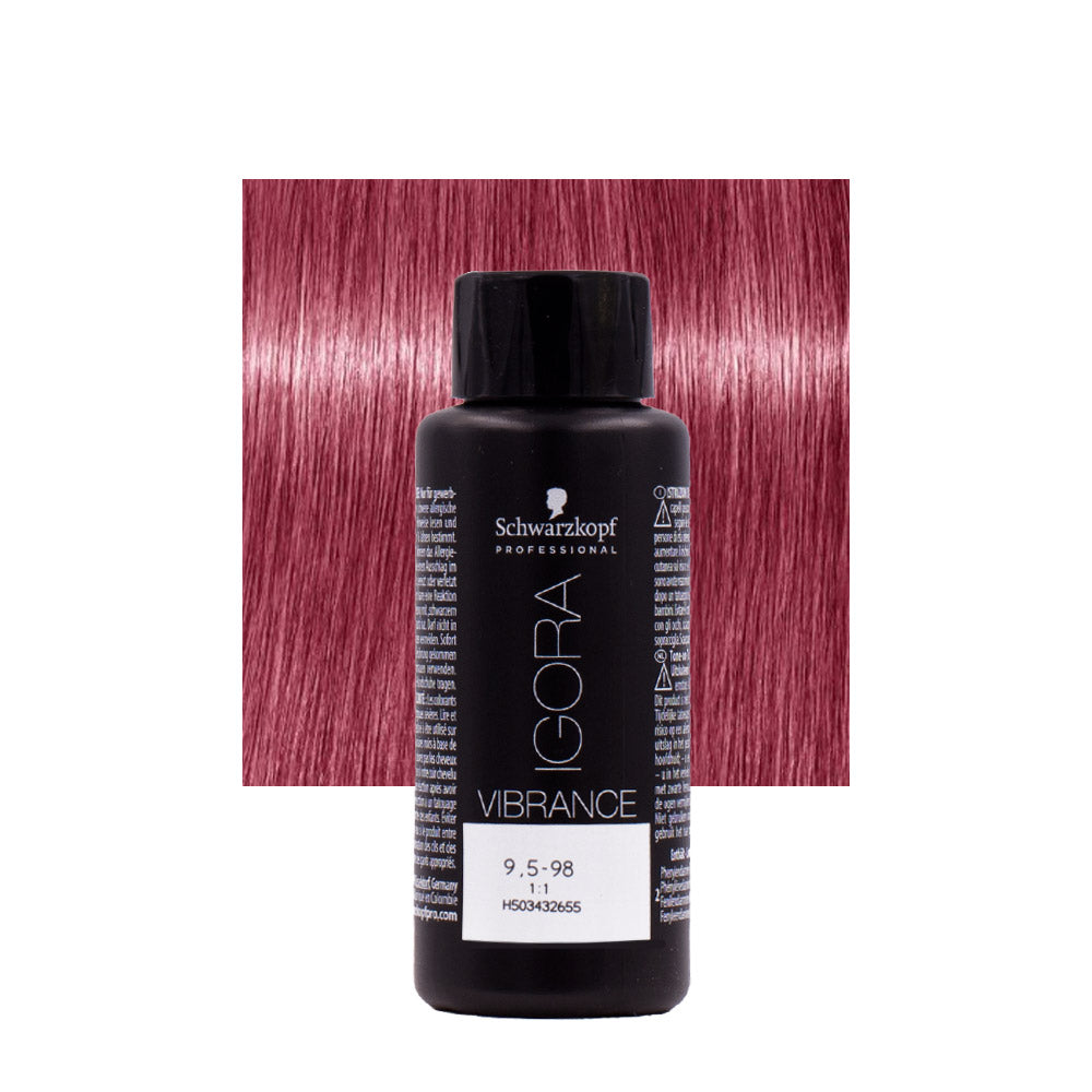 Schwarzkopf Igora Vibrance 9,5-98 Violet Red Toner 60ml - colorazione tono su tono