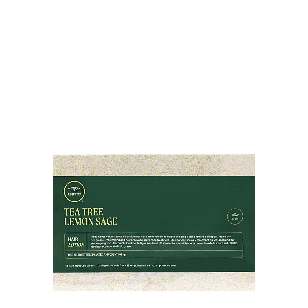Paul Mitchell Tea tree Lemon Sage Hair Lotion 12x6ml - fiale antidiradamento