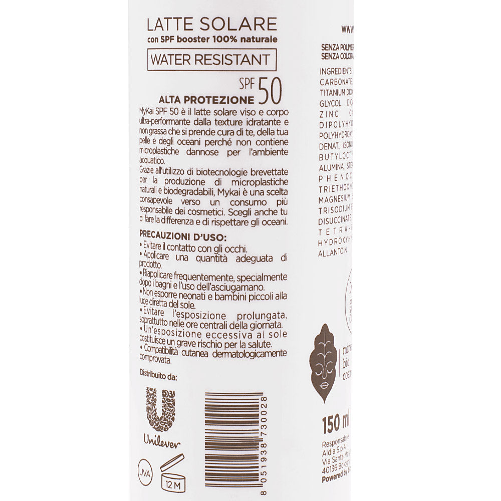 Mykai Latte Solare Alta Protezione SPF50, 150ml