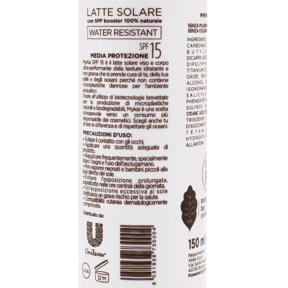 Mykai Latte Solare Media Protezione SPF15, 150ml
