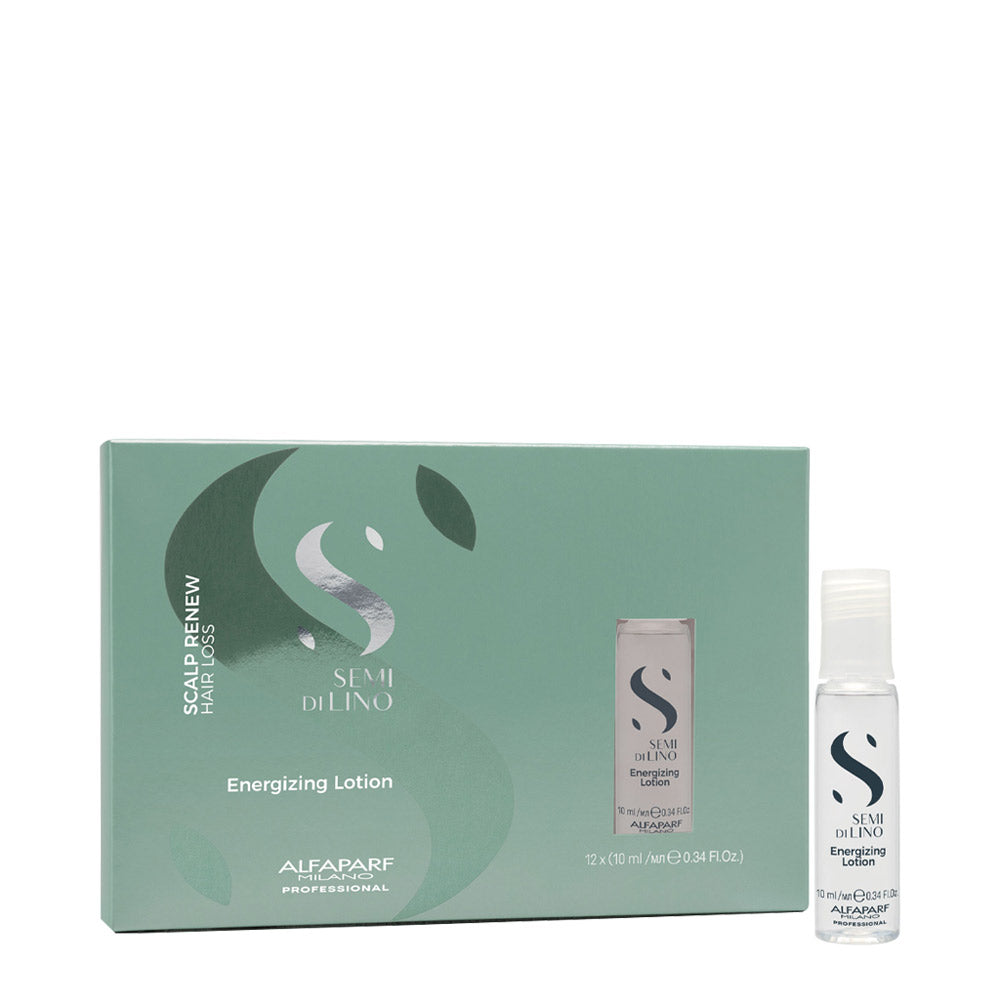 Alfaparf Milano Semi Di Lino Scalp Renew Energizing Lotion 12x10ml - fiale