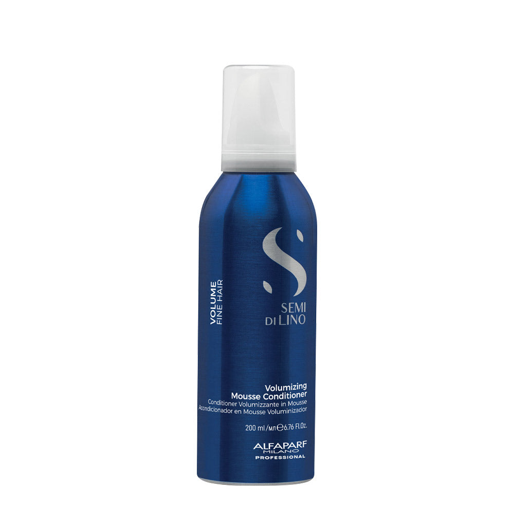 Alfaparf Milano Semi Di Lino Volume Volumizing Mousse Conditioner 200ml - balsamo volumizzante in mousse