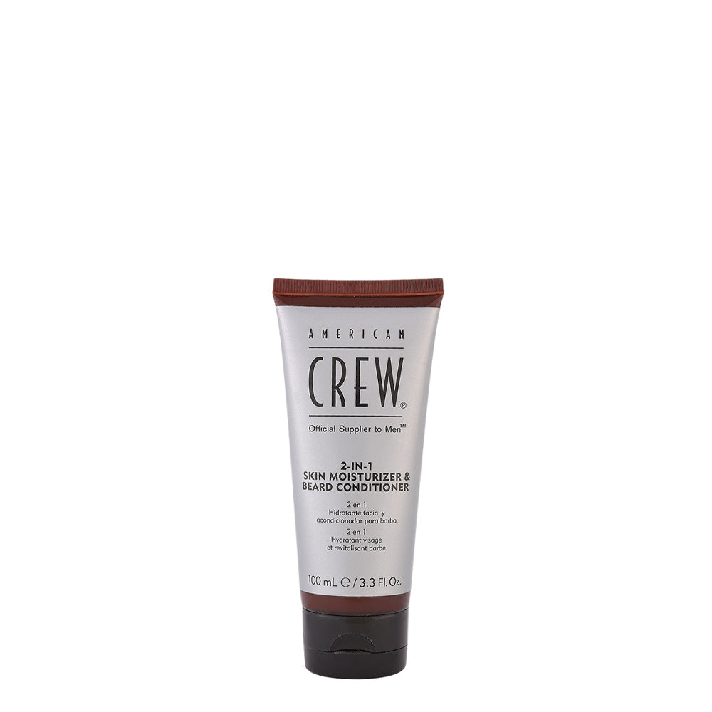 American Crew 2 in 1 Skin Moisturizer Beard Conditioner 100ml - balsamo idratante per pelle e barba