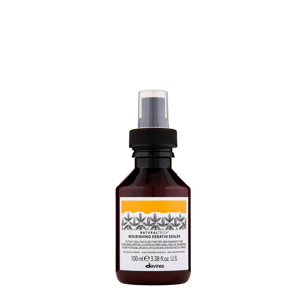 Davines Naturaltech Nourishing Keratin Sealer 100ml - fluido idratante per capelli secchi e danneggiati