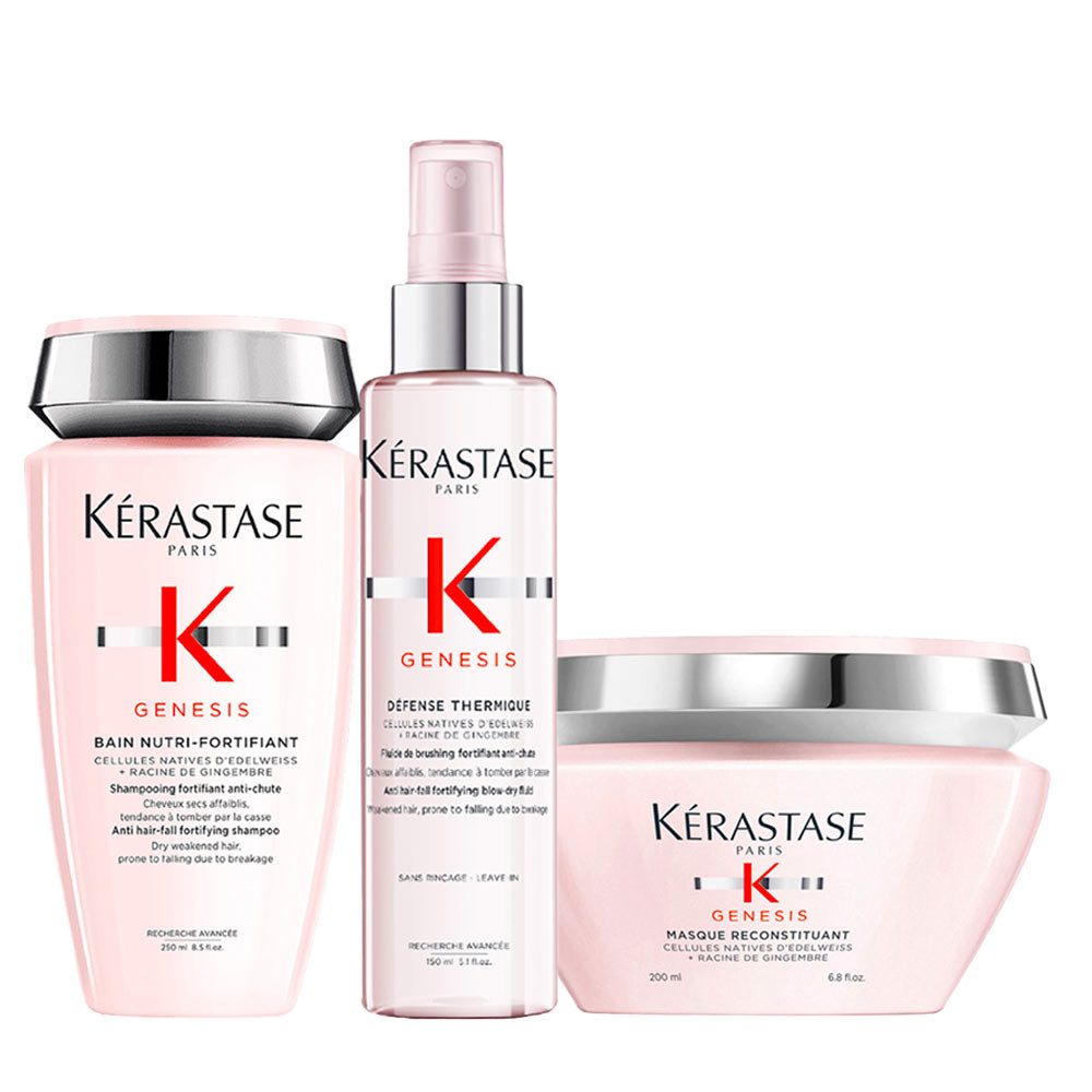 Kerastase Genesis Bain Nutri Fortifiant 250ml Masque 200ml Thermique 150ml