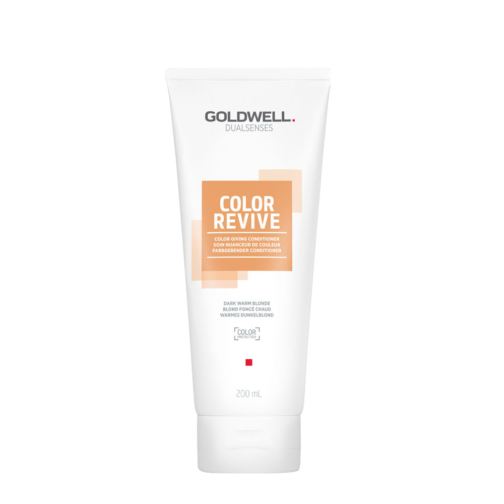 Goldwell Dualsenses Color Revive Dark Warm Blonde Conditioner 200ml - balsamo per tutti i tipi di capelli biondi