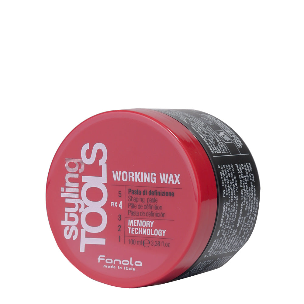 Fanola Styling Tools Working Wax 100ml - pasta di definizione
