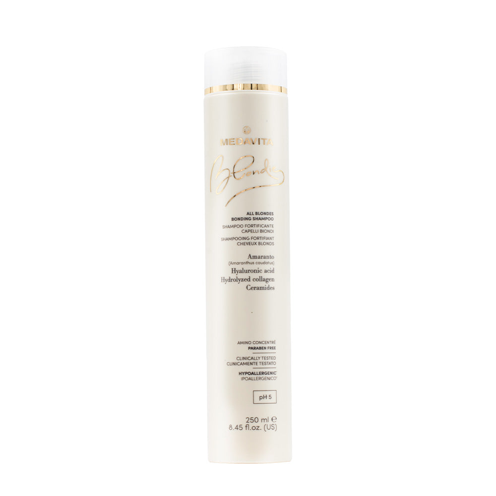 Medavita Blondie All Blondes Bonding Shampoo 250ml - shampoo fortificante per tutti i capelli biondi
