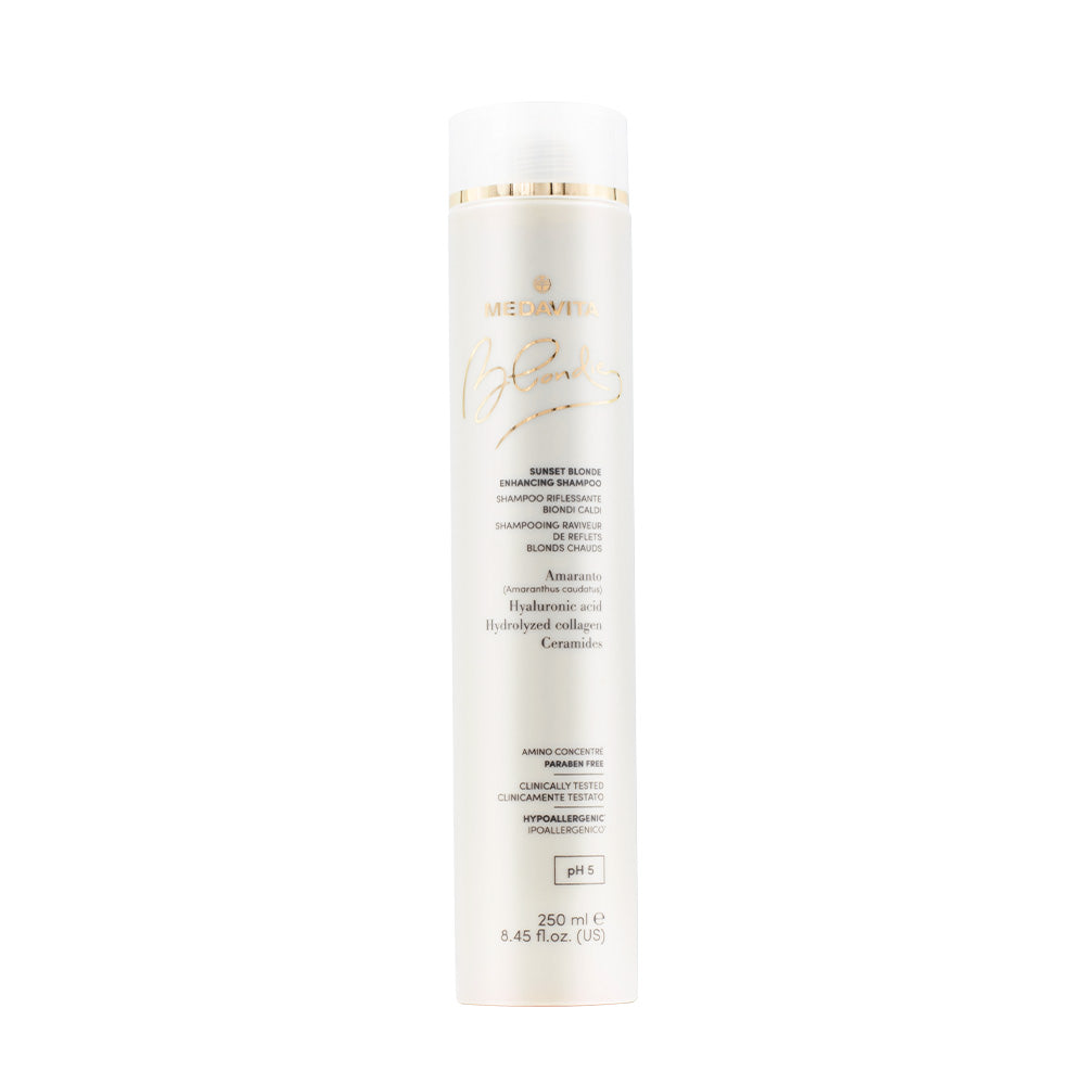 Medavita Blondie Sunset Blonde Enhancing Shampoo 250ml - shampoo riflessante biondi caldi