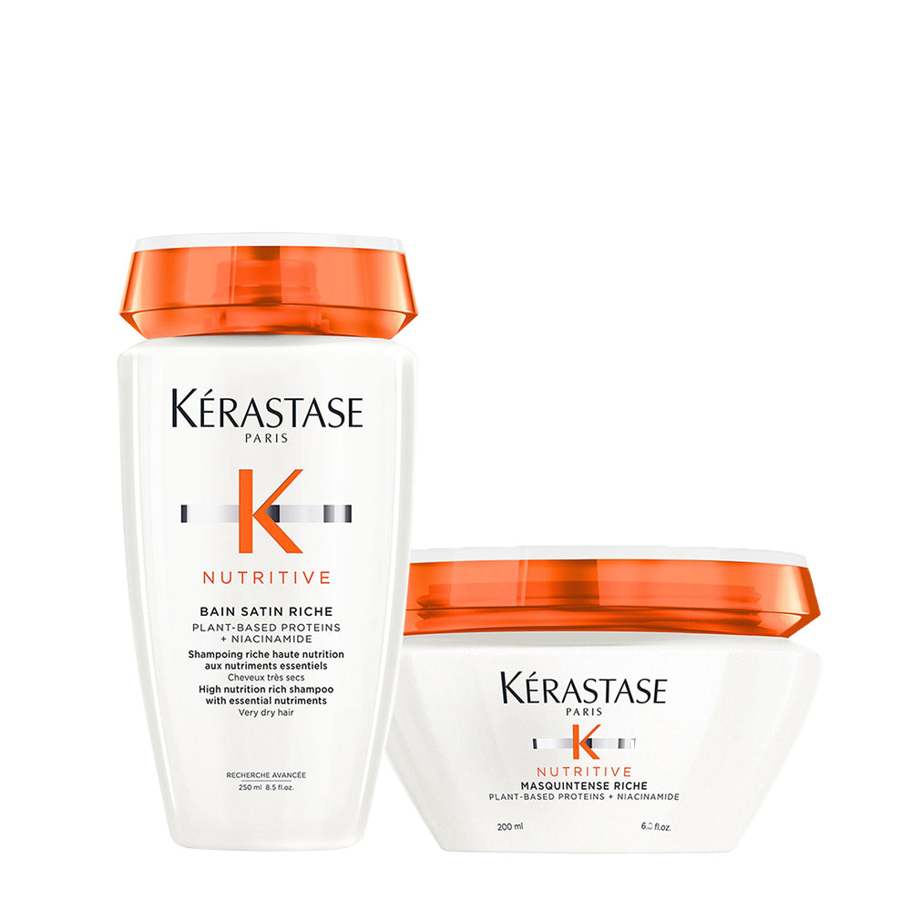 Kerastase Nutritive Bain Satin Riche 250ml Masque Intense Riche 200ml [all]