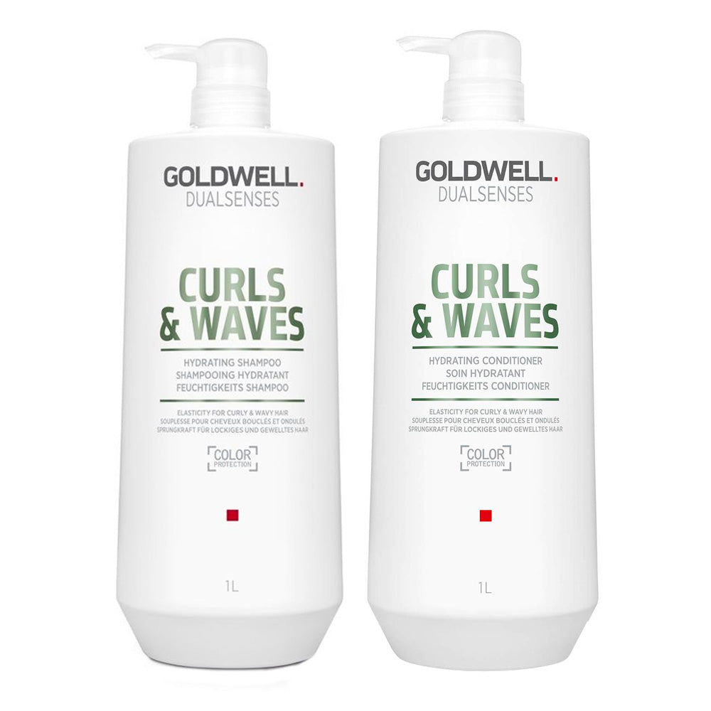 Goldwell Dualsenses Curls & Waves Hydrating Shampoo 1000ml Conditioner 1000ml