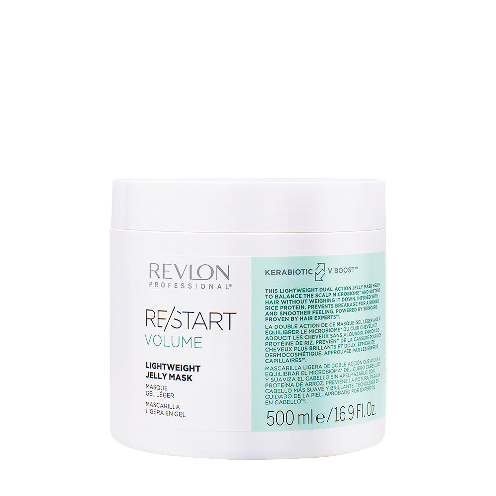 Revlon Restart Volume Lightweight Jelly Mask 500ml - maschera volume per capelli fini
