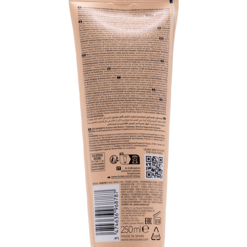 Kerastase Curl Manifesto Fondant Hydratation Essentielle 250ml - balsamo leggero per capelli ricci