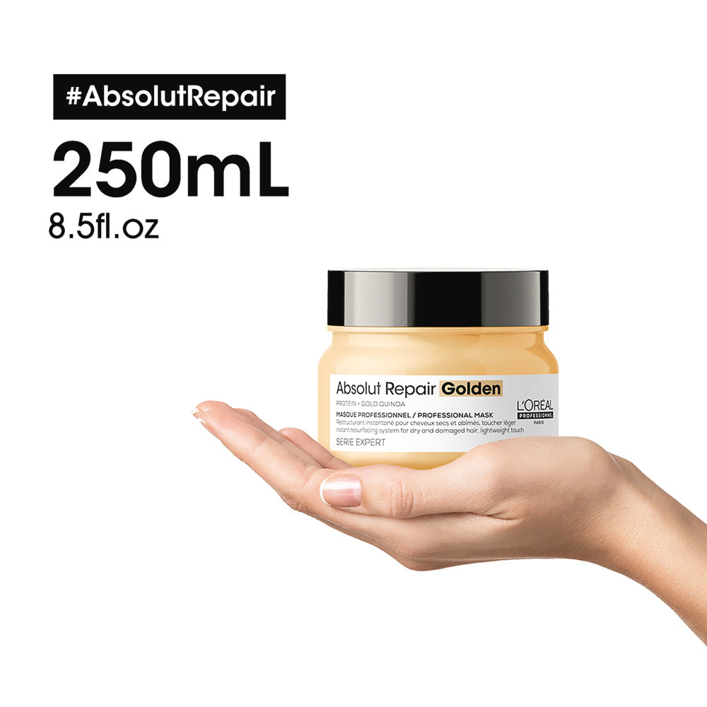 L'Oréal Professionnel Paris Serie Expert Absolut Repair Golden Mask 250ml - maschera per capelli danneggiati