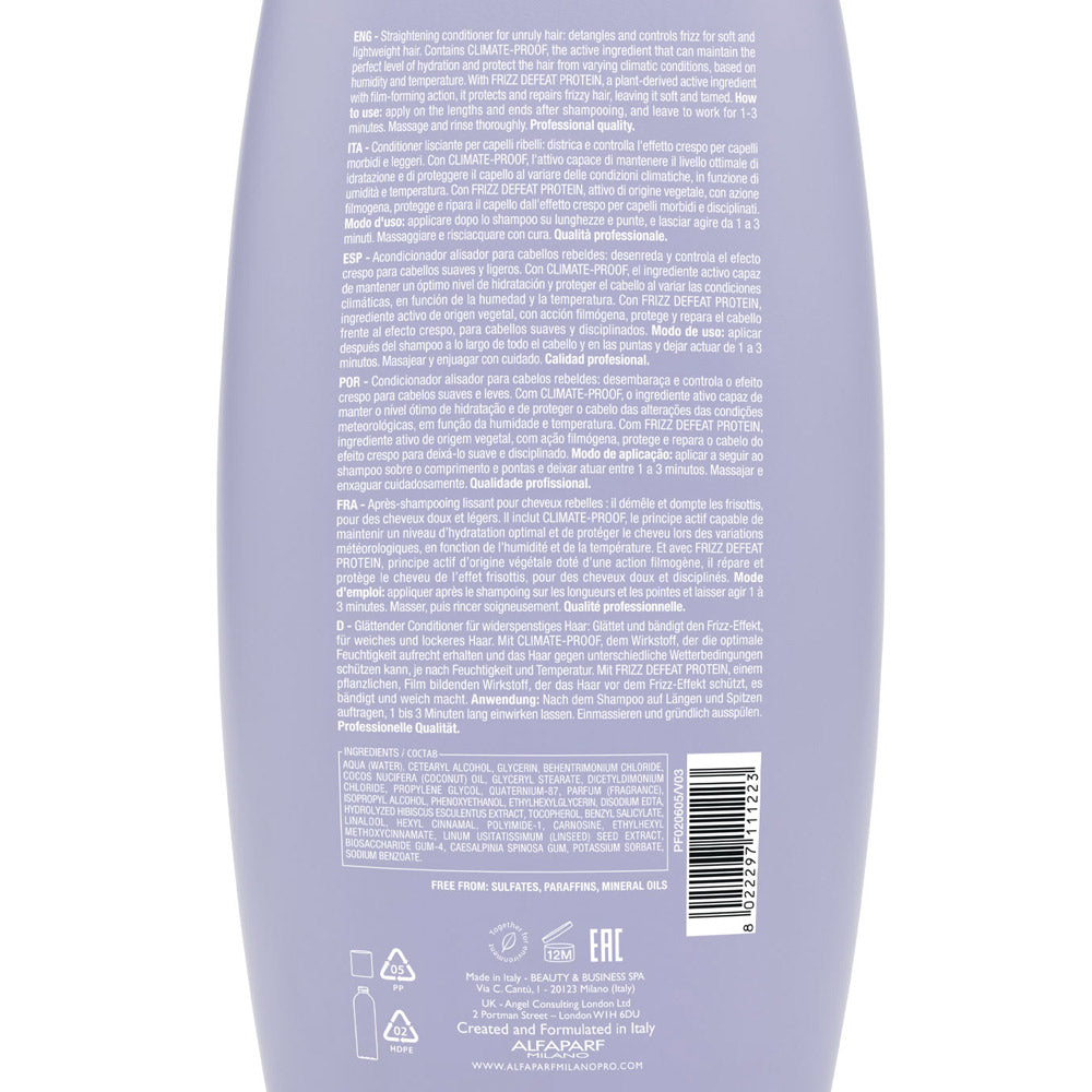 Alfaparf Milano Semi di Lino Smooth Smoothing Conditioner 1000ml - balsamo lisciante