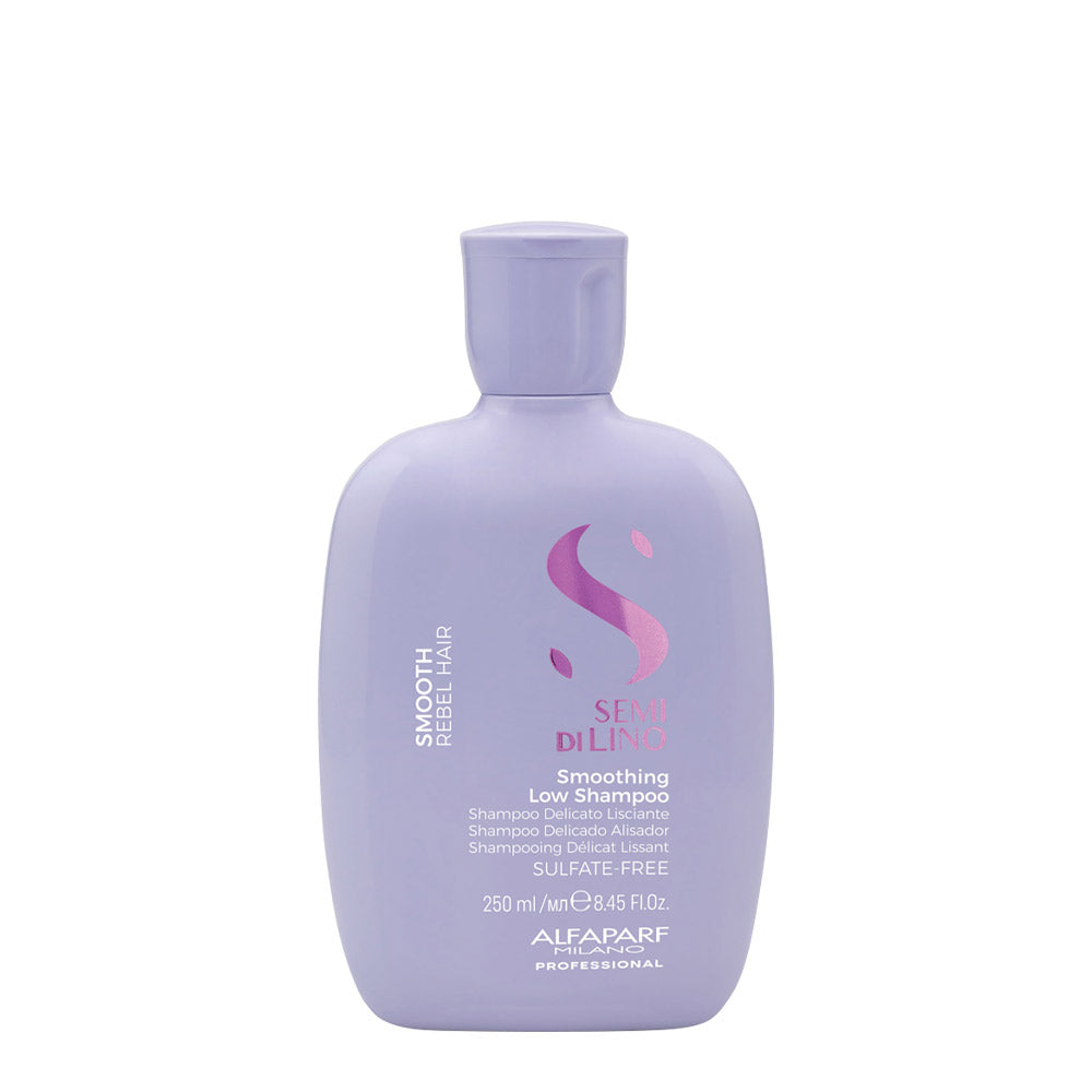Alfaparf Milano Semi di Lino Smooth Smoothing Low Shampoo 250ml - shampoo delicato lisciante