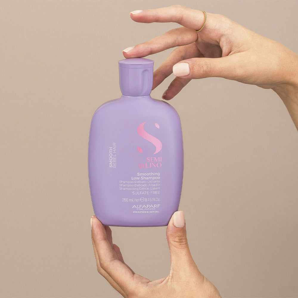 Alfaparf Milano Semi di Lino Smooth Smoothing Low Shampoo 250ml - shampoo delicato lisciante