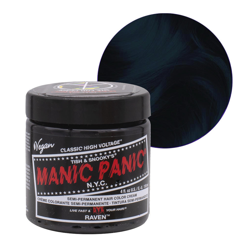 Manic Panic Classic Hig Voltage Raven Classic Creme 118ml - crema colorante semi-permanente