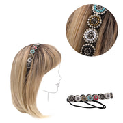 VIAHERMADA  Fascia per Capelli Elasticizzata con Decori
