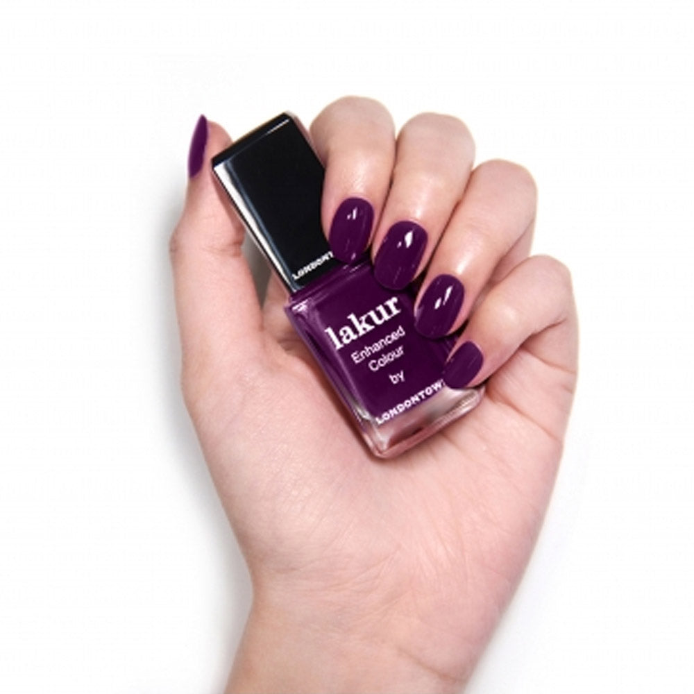 Londontown Lakur Nail Lacquer Portobello Plum 12ml - smalto vegano