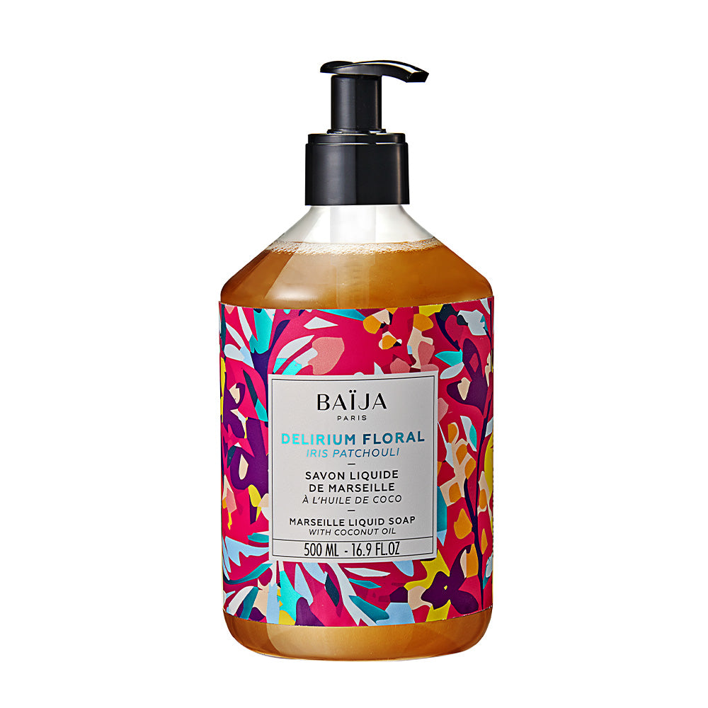 Baija Paris Delirium Floral Marseille Liquid Soap Iris Patchouli 500ml