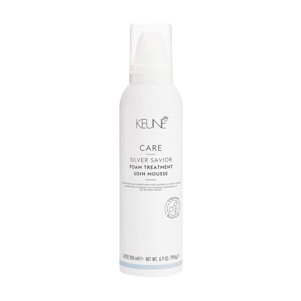 Keune Care Line Silver Savior Foam Treatment 200ml -balsamo antigiallo leave-in a mousse
